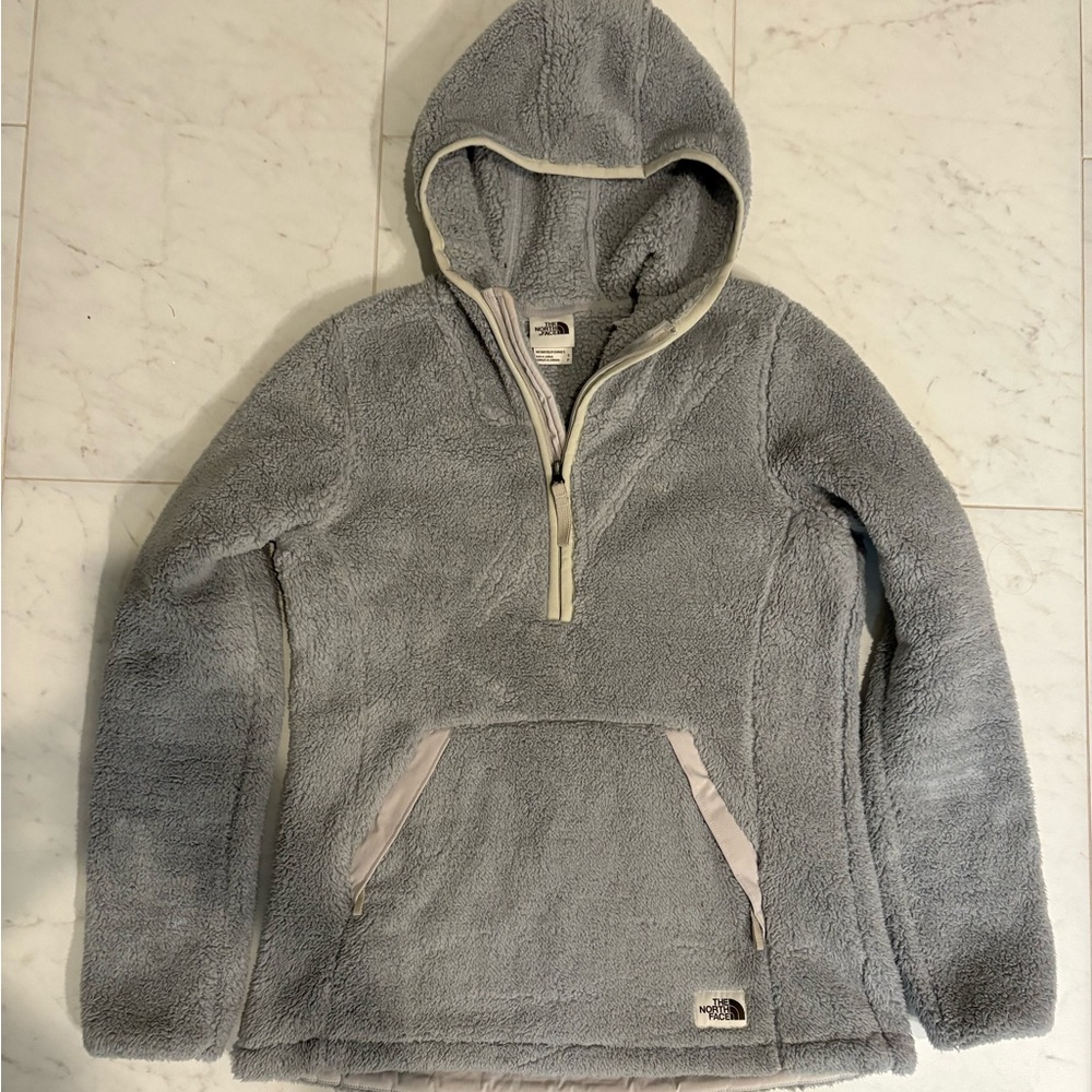 The North Face Gray Hooded Pullover